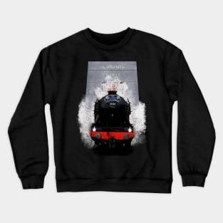 Legendary Scot 60103 Steam Engine Over The River Tamar Crewneck Sweatshirt